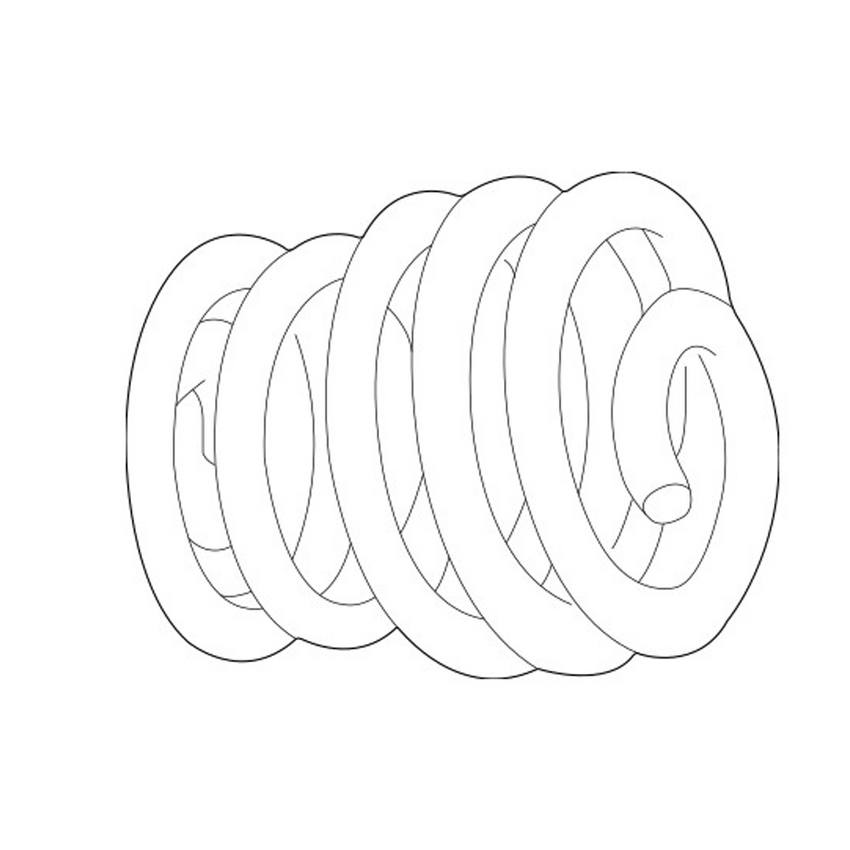 Audi Coil Spring - Front (Sport) 8E0411105EE